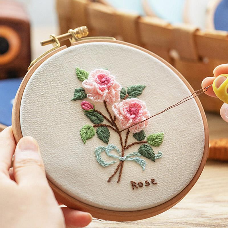 Wood Ring Blank - Hoge kwaliteit beukenhout borduurringen houten borduurcirkelringen