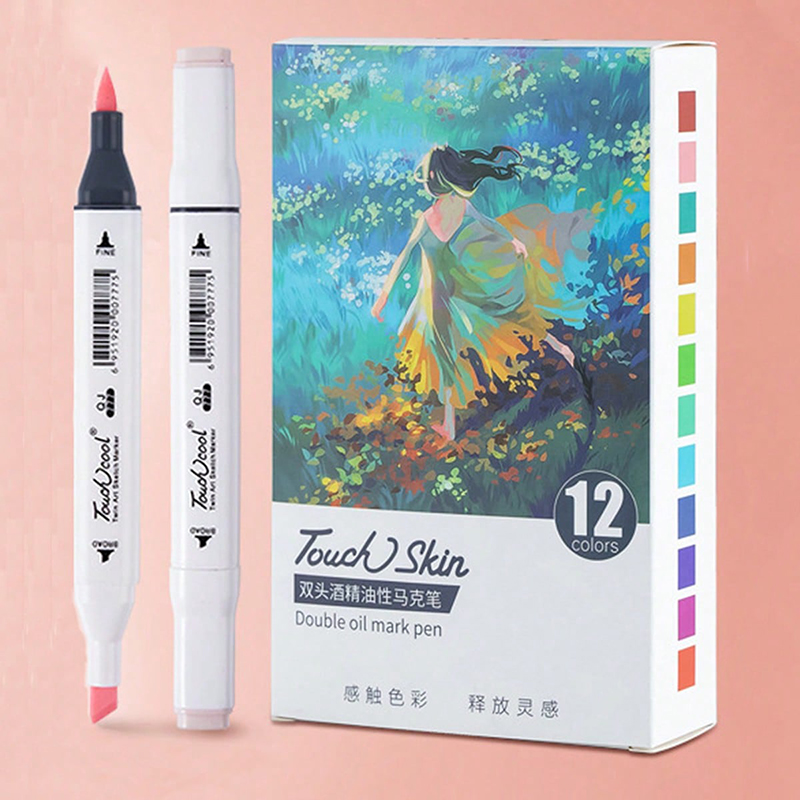Copic Marker Sketch - Bview Art 6/12 Stuks Tweekoppige Kleur