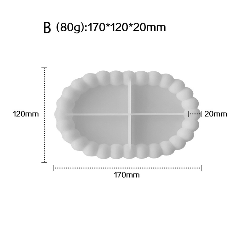 Coaster Mold Round - Bubble opbergbak siliconen mal ronde bloem