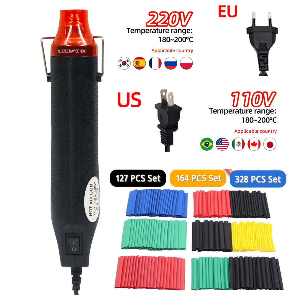 Heat Gun Small - 300W Heteluchtpistool Elektrische Temperatuur Blower Mini