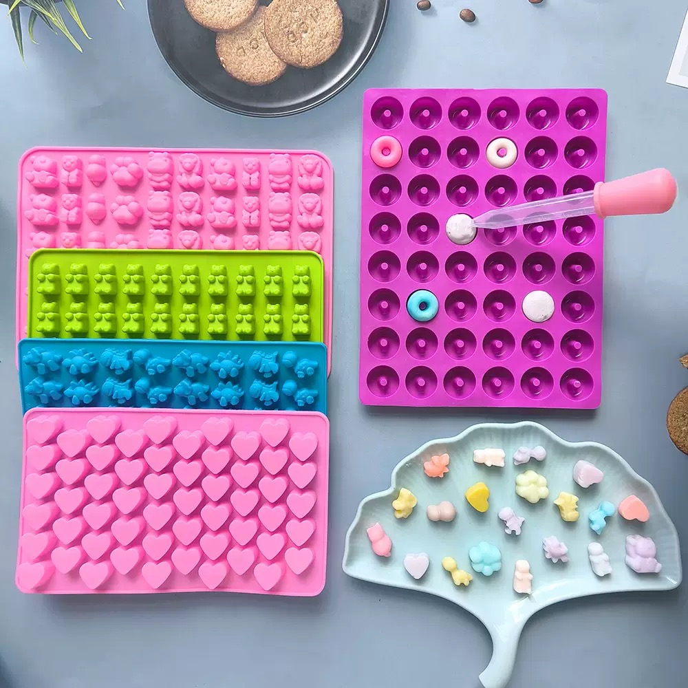7-delige siliconen snoepvormen - Silicone Mold Tray recensie en prijs