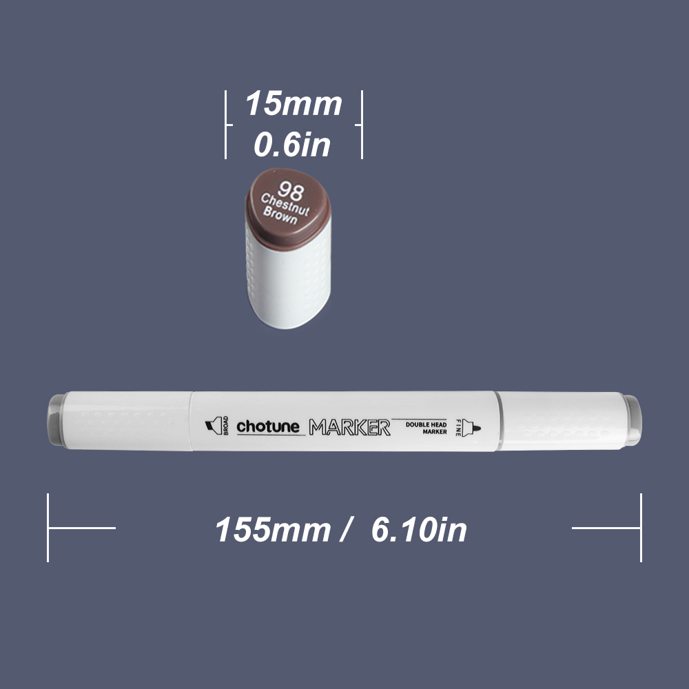 THOTUNE 12 kleuren warm grijs  - Copic Marker Sketch recensie en prijs