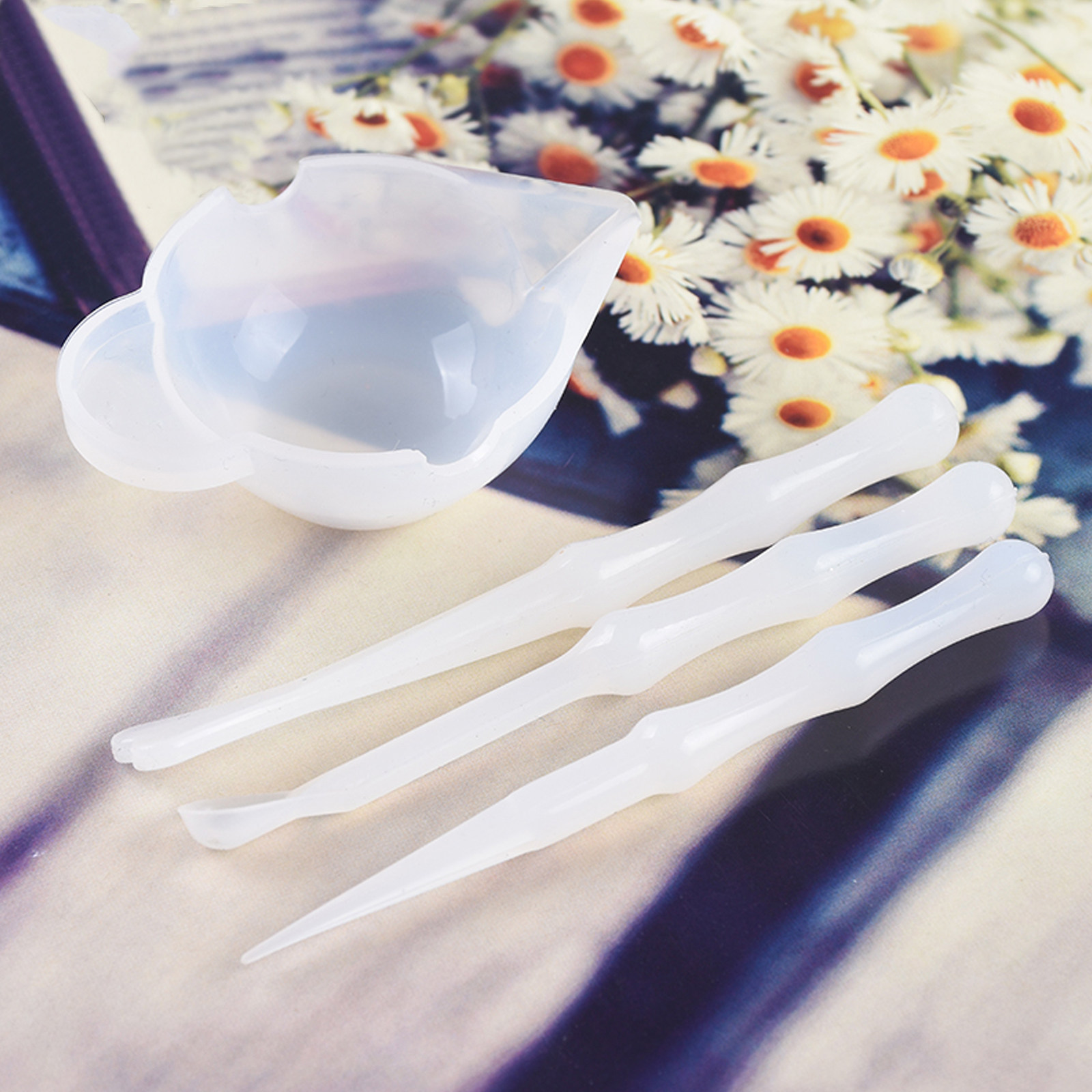 1 set epoxy mengbekers, roerst - Mixing Cup Silicone recensie en prijs