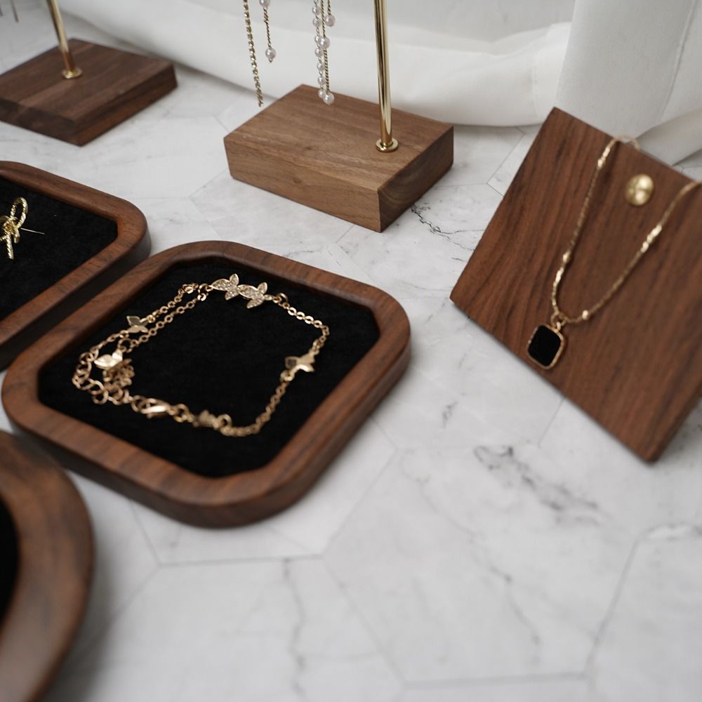 Eenvoudige geometrie houten ri - Wood Ring Blank recensie en prijs