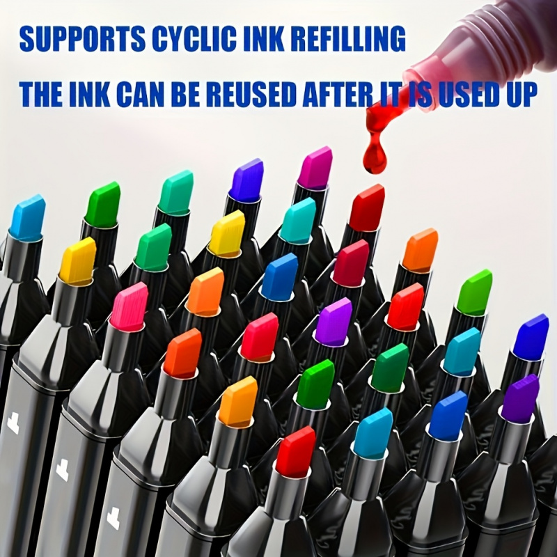 24 kleuren kunststiften, teken - Copic Marker Sketch recensie en prijs