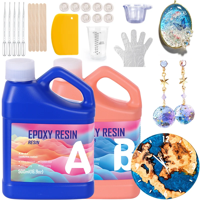 Eenvoudig te mengen epoxyhars  - Resin Jewelry Kit recensie en prijs