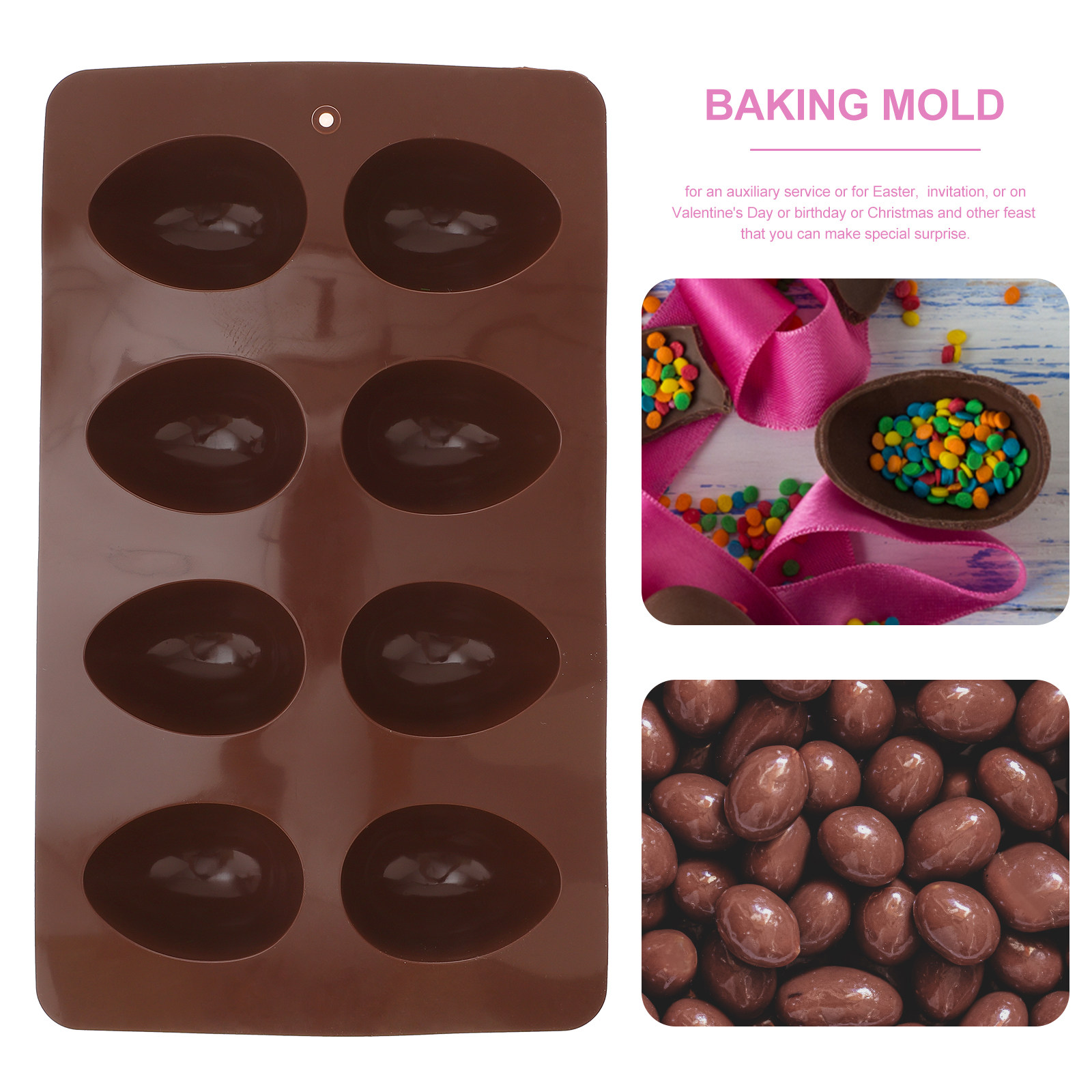 8-vormige siliconen chocoladev - Silicone Mold Tray recensie en prijs