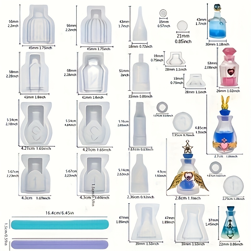 Een set van 5 hars-siliconenvo - Resin Jewelry Kit recensie en prijs
