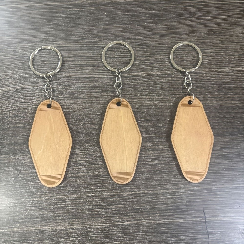 Beukenhouten sleutelhanger bla - Wood Ring Blank recensie en prijs