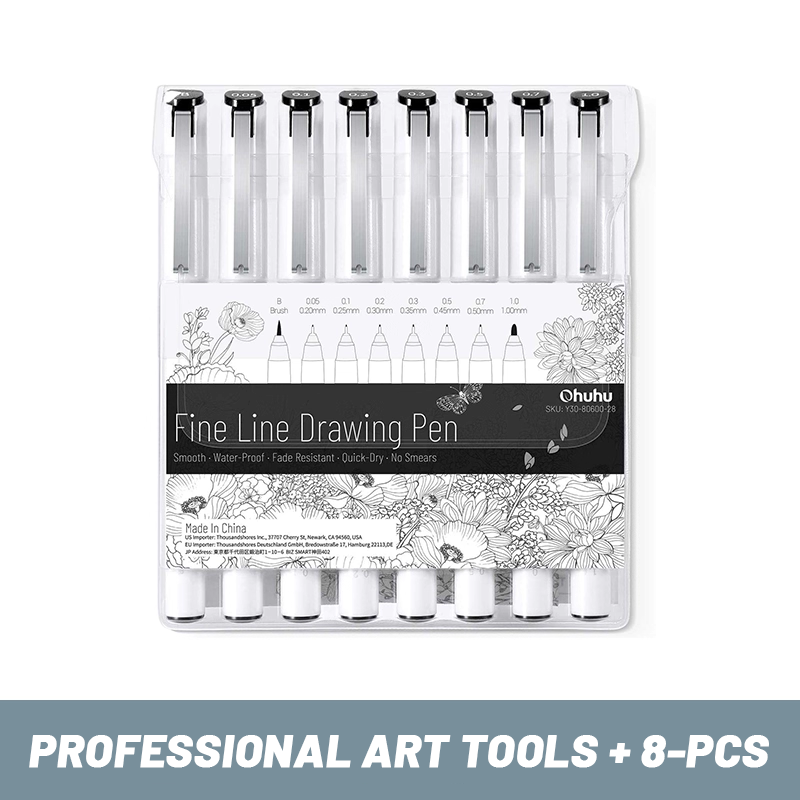 Ohuhu Micro Pen Fineliner Teke - Copic Marker Sketch recensie en prijs
