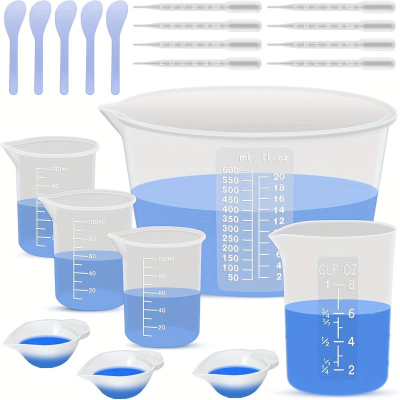 Siliconenhars meng- en maatbek - Mixing Cup Silicone recensie en prijs