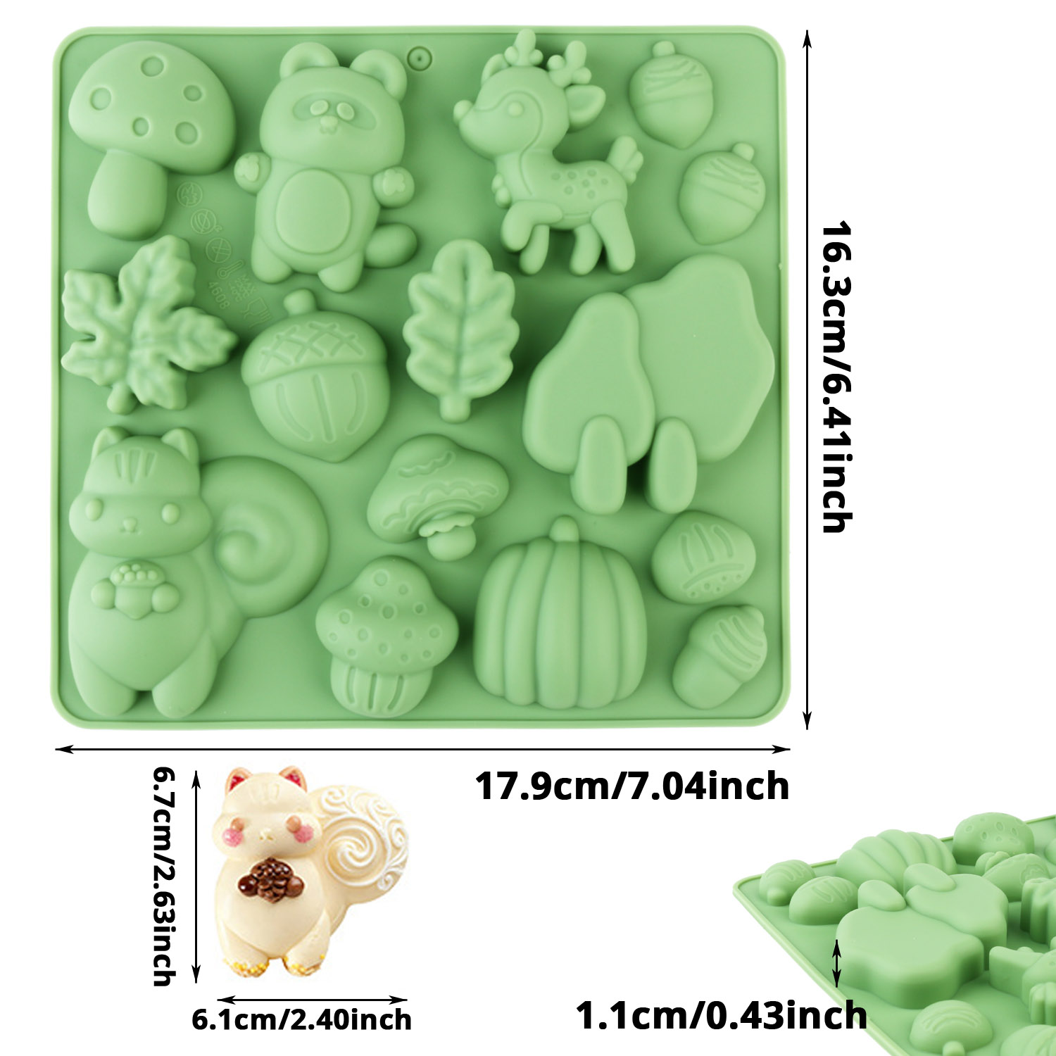 1 siliconen cakevorm in de vor - Resin Craft Material recensie en prijs
