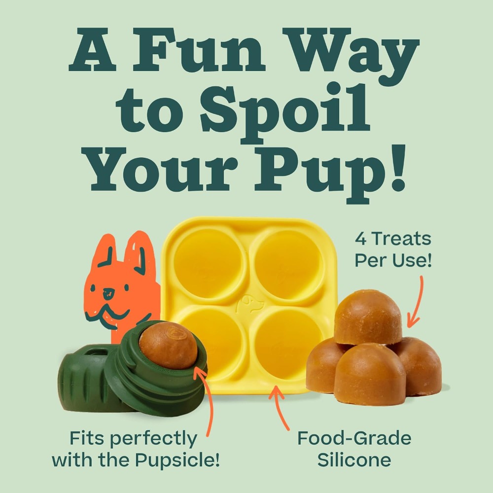 Pupsicle Treat Tray-vorm voor  - Silicone Mold Tray recensie en prijs