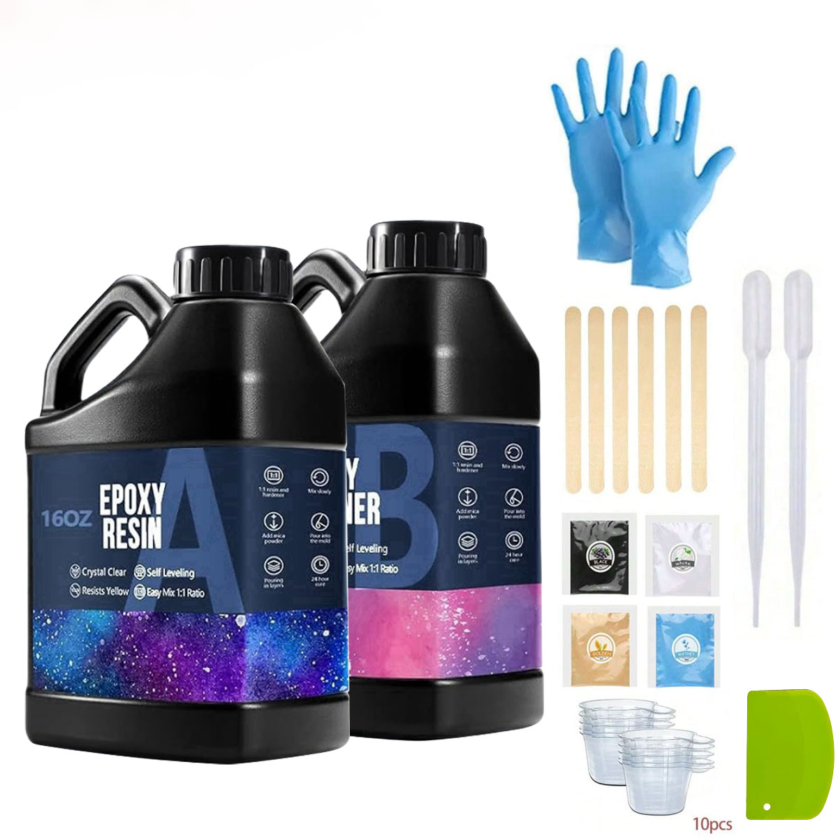 1000ml Kristalheldere Epoxyhar - Resin Jewelry Kit recensie en prijs