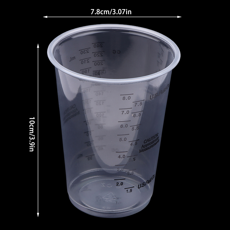 10 Stuks 8OZ Wegwerp Plastic M - Mixing Cup Silicone recensie en prijs